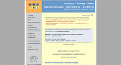 Desktop Screenshot of bramki.arstel.pl
