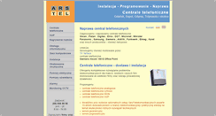 Desktop Screenshot of centrale.arstel.pl