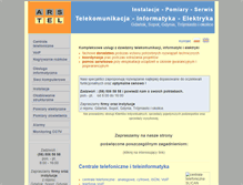 Tablet Screenshot of cctv.arstel.pl